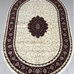Шерстяний килим Nepal 0002F bordo  - Висока якість за найкращою ціною в Україні
